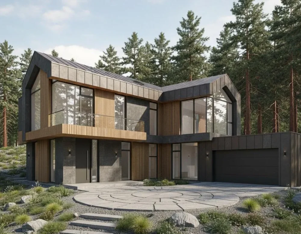 Проект Одноэтажный дом 19 на 20, 181 м2