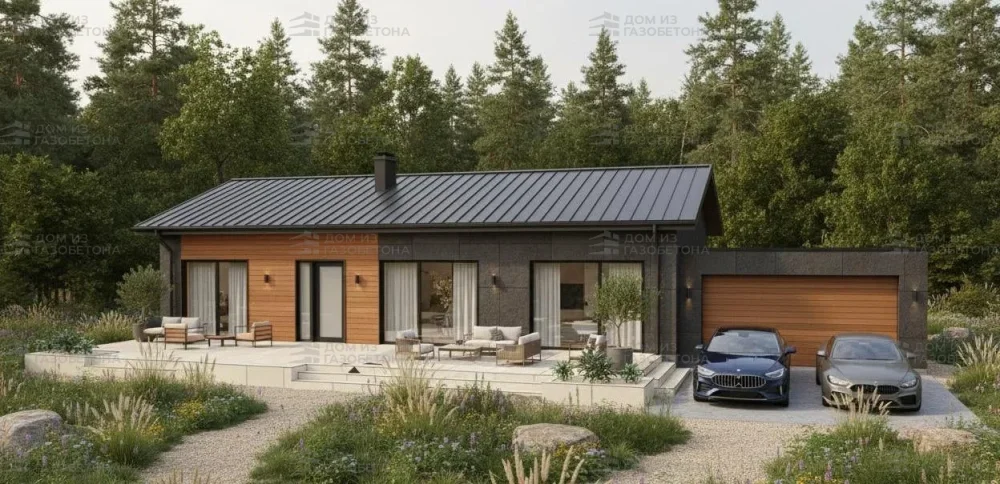 Проект Двухэтажный дом 13 на 11, 160 м2