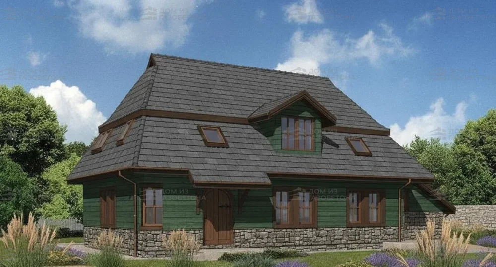 Проект Двухэтажный дом 17 на 9, 190 м2