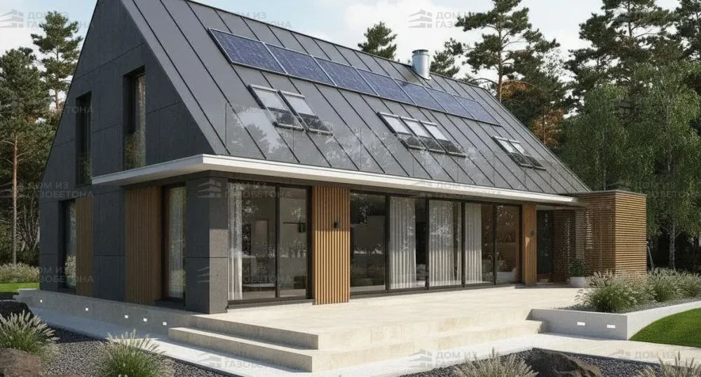 Проект Двухэтажный дом 17 на 12, 210 м2