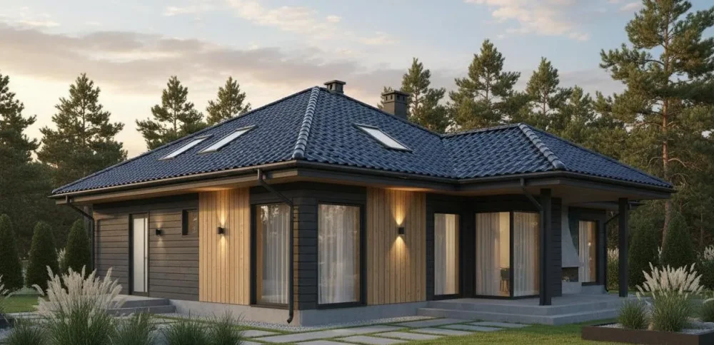 Проект Двухэтажный дом 12 на 13, 149 м2