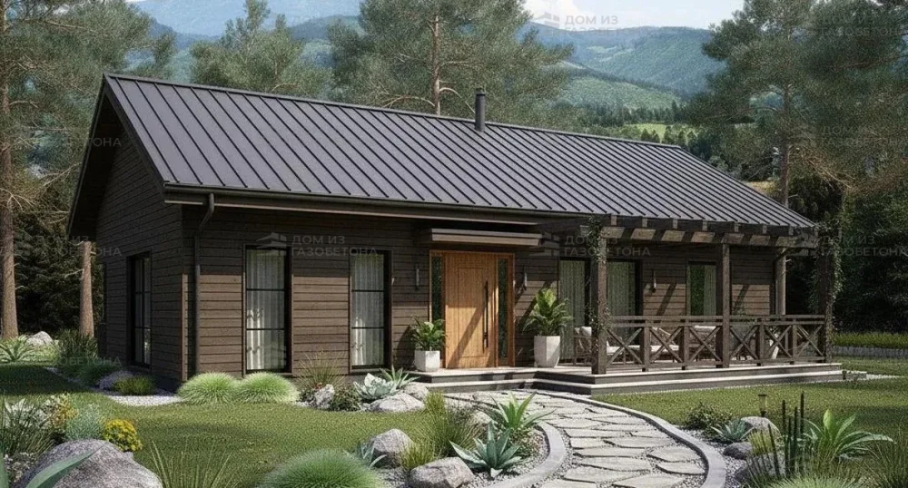 Проект Одноэтажный дом 7 на 13, 81 м2