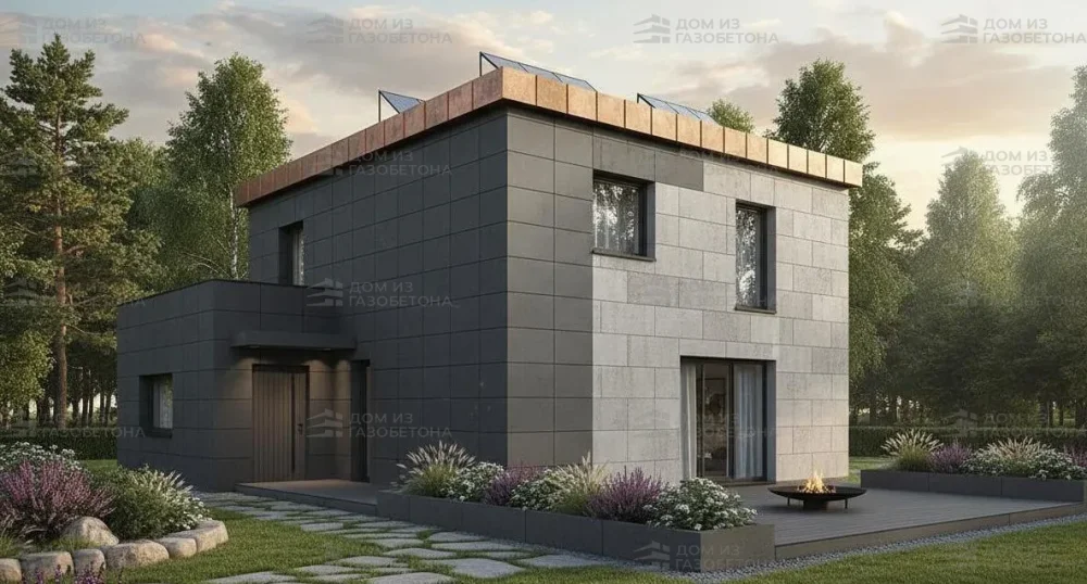 Проект Двухэтажный дом 15 на 11, 166 м2